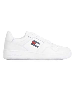Tommy Hilfiger Sneaker Für Herren, Leder, Cupsohle - Weiß