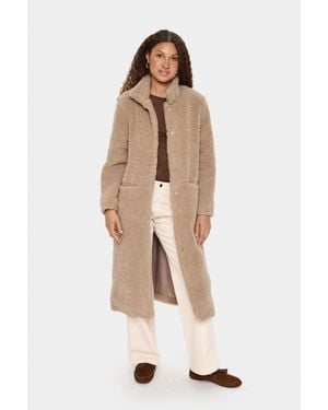 Saint Tropez Jacke Feliciasz Jacke Lockere Passform - Natur