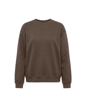 Basiclo Oversized Sweatshirt Hellbraun