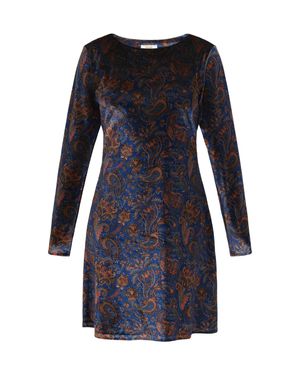 Usha Kleid Frauen Blau Mehrfarbig - Schwarz
