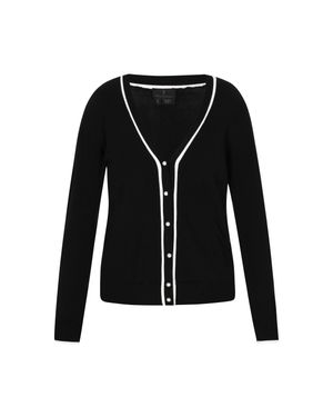 Dreimaster Strickjacke Frauen - Schwarz