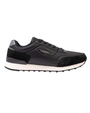 Kappa Sneaker Für Herren, Wildleder, Flach - Schwarz