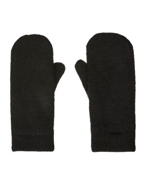 Pieces Fäustlinge Für Damen, Winter - Schwarz