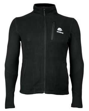 GUGGEN Mountain Damen Fusion Fleecejacke Wanderjacke - Schwarz