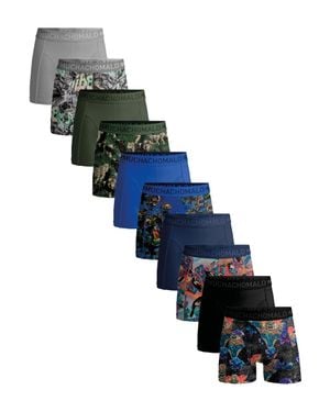 MUCHACHOMALO Herren Boxer Shorts - Blau