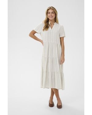 Saint Tropez Kleid Edasz Kleid A-Shape - Weiß