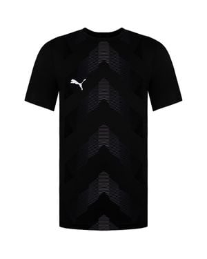 PUMA Team Glory Herren Schwarzes Fußballtrikot