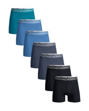 MUCHACHOMALO Herren Boxer Shorts - Blau