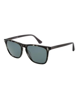 Web Schwarze Acetat-Sonnenbrille - Grau