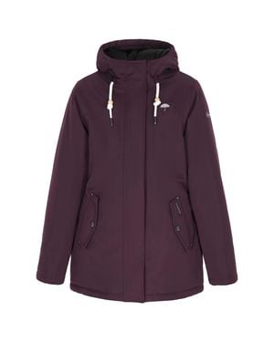 Schmuddelwedda Winterjacke Damen Dunkelviolett - Lila