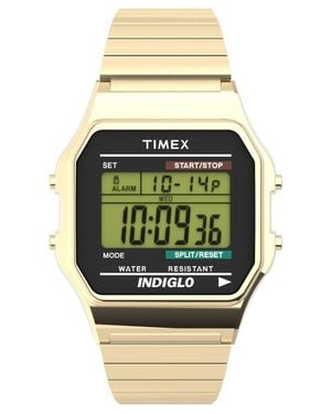 Timex Main Street Classic Digital Herren Armbanduhr T78677 - Mettallic