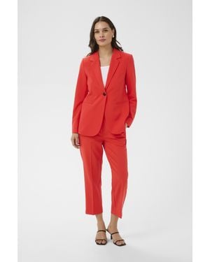 Kaffe Blazer Kasakura Blazer Tight Fit - Rot