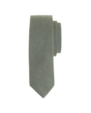 J.Crew Cotton Tie In Sage - Green
