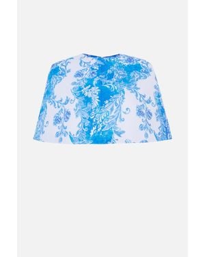 Emilia Wickstead Virginie Cape - Blue