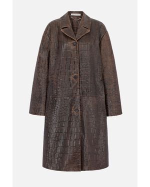 Emilia Wickstead Alfie Coat - Brown