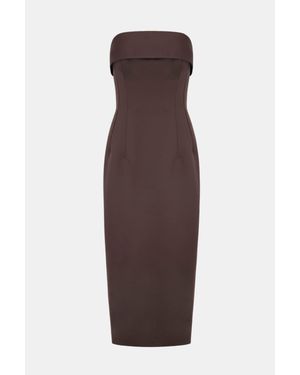 Emilia Wickstead Keeley Dress - Brown