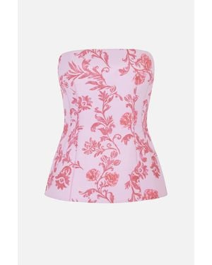 Emilia Wickstead Kerina Top - Pink