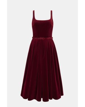 Emilia Wickstead Eagle Dress - Red