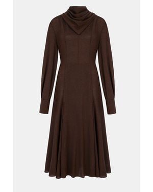 Emilia Wickstead Avara Dress - Brown