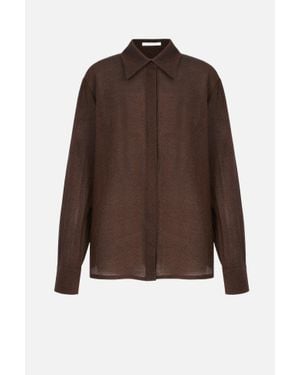 Emilia Wickstead Bergman Top - Brown