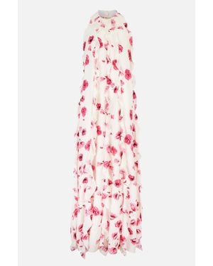 Emilia Wickstead Fleurine Dress - Red