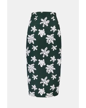 Emilia Wickstead Lorelei Skirt - Green