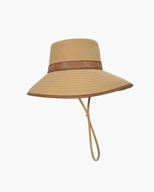 Eric Javits Luxury Rain Hat, Upf 50+ Packable And Water-Repellent - Natural
