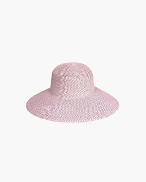 Eric Javits Hampton Limited Edition Squishee Straw Hat For - Pink