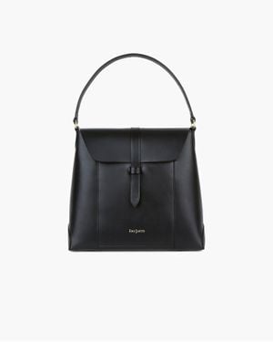 Eric Javits Regent Leather Backpack - Black