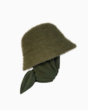 Eric Javits Fuzzy Nylon Hat With Fit And Upf 50+ Sun Protection, Color - Green