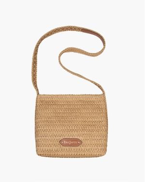 Eric Javits Lil Koko Woven Raffia Crossbody Bag For - White