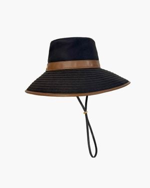 Eric Javits Luxury Rain Hat, Upf 50+ Packable And Water-Repellent - Black