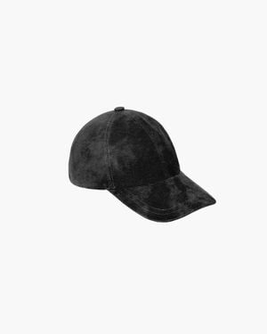 Eric Javits Suede Fenway Baseball Cap - Black