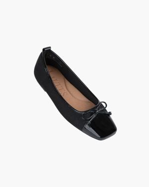 Eric Javits Ballet Flat, For Leather - Black