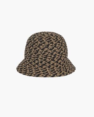 Eric Javits Woven Pith Cloche Hat - Natural