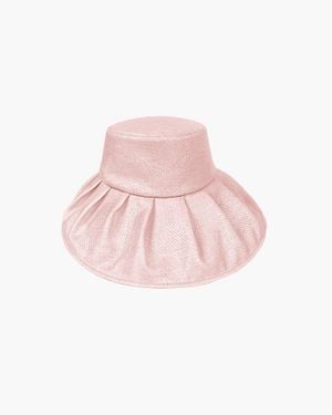 Eric Javits Straw Sun Hat, Brim, Upf 50+ Protection - White