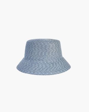 Eric Javits Squishee Bucket Hat, Upf 50+ Sun Protection - Blue