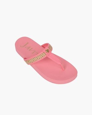 Eric Javits Squishee Flip Flop Sandals, For - Pink