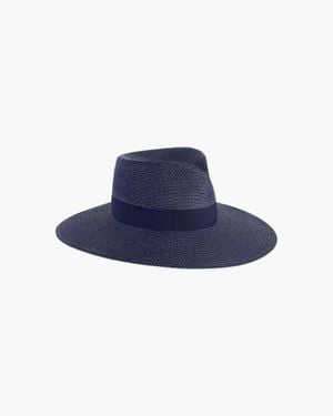 Eric Javits Daphne Fedora Hat Limited Edition For Upf 50 - Blue
