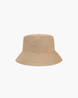 Eric Javits Packable Squishee Straw Bucket Hat, Color, Size, Upf 50+ Sun Protection - Natural