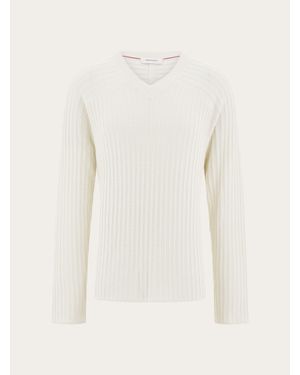 Ferragamo Lightweight Jumper - White