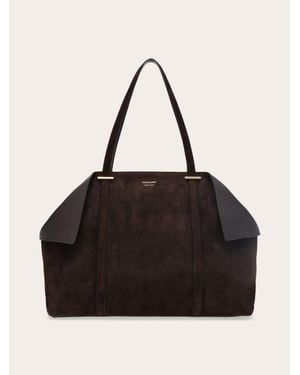 Ferragamo Folded Tote Bag (L) - Black