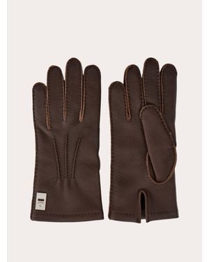 Ferragamo Herren Gefütterte Handschuhe - Braun