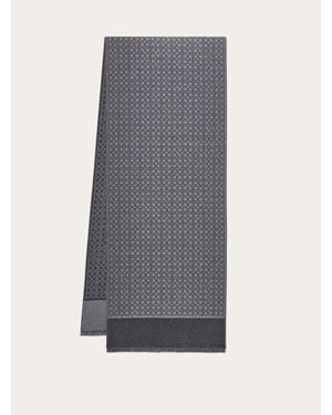 Ferragamo Gancini Scarf - Grey