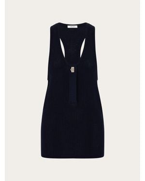 Ferragamo Knitted Top - Blue