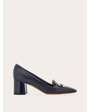 Ferragamo Gancini Ornament Pump .5 - Blue