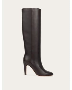 Ferragamo Knee High Boot - Black