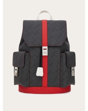Ferragamo Dual-Pocket Backpack - Black