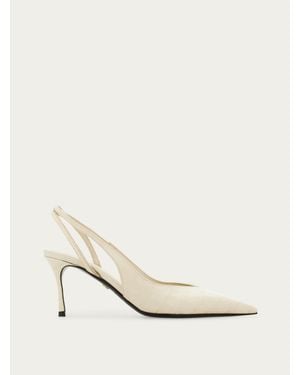 Ferragamo Damen Slingback Größe - Natur