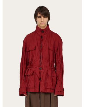 Ferragamo Herren Safarijacke - Rot